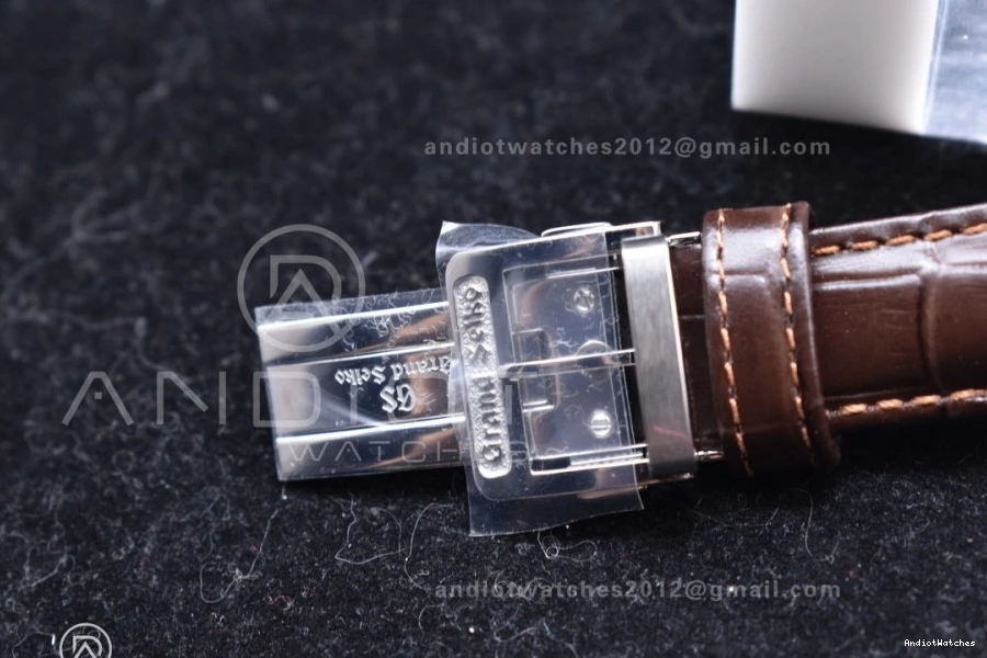 886 Leather Strap GSF 1:1 GMT Seiko NH Elegance Dial on SS Grand Brown Best Cream Reliable Edition 0710